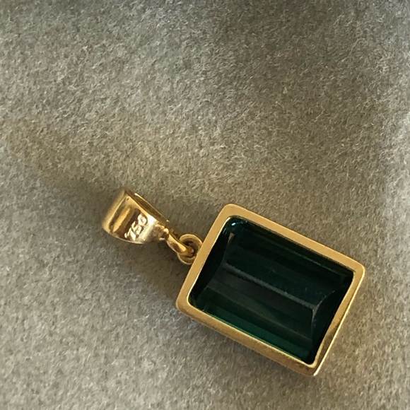 Blue Indicalite Tourmaline Drop - Picture 5 of 8